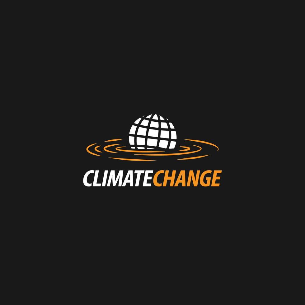 clima modificare logo vettore