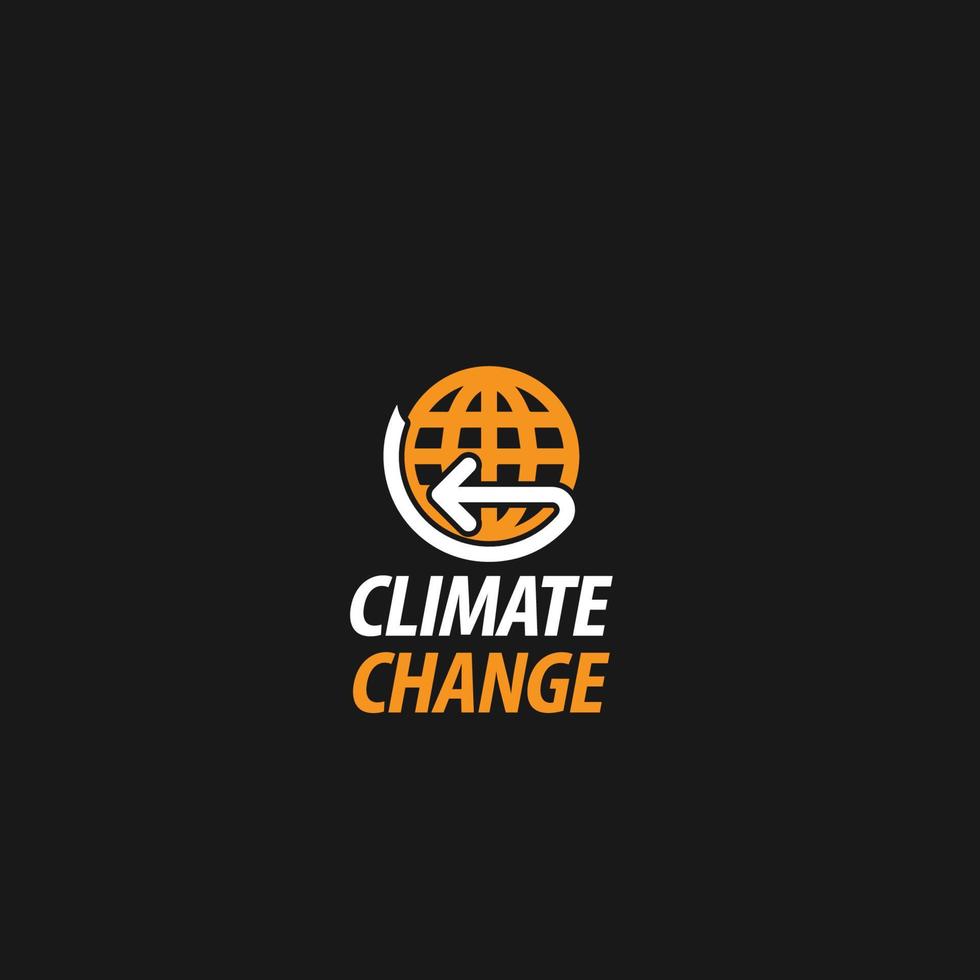 clima modificare logo vettore