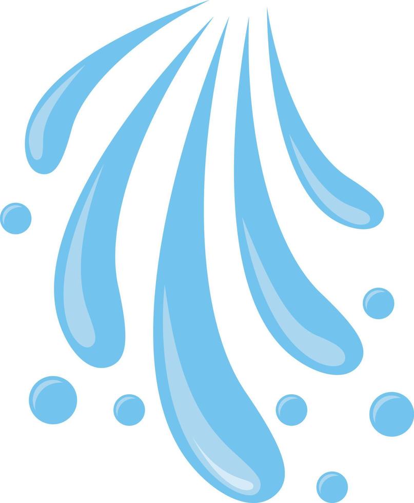 acqua spruzzo icona vettore. gocce illustrazione cartello. oceano simbolo. mare logo. acqua fonte marchio. vettore