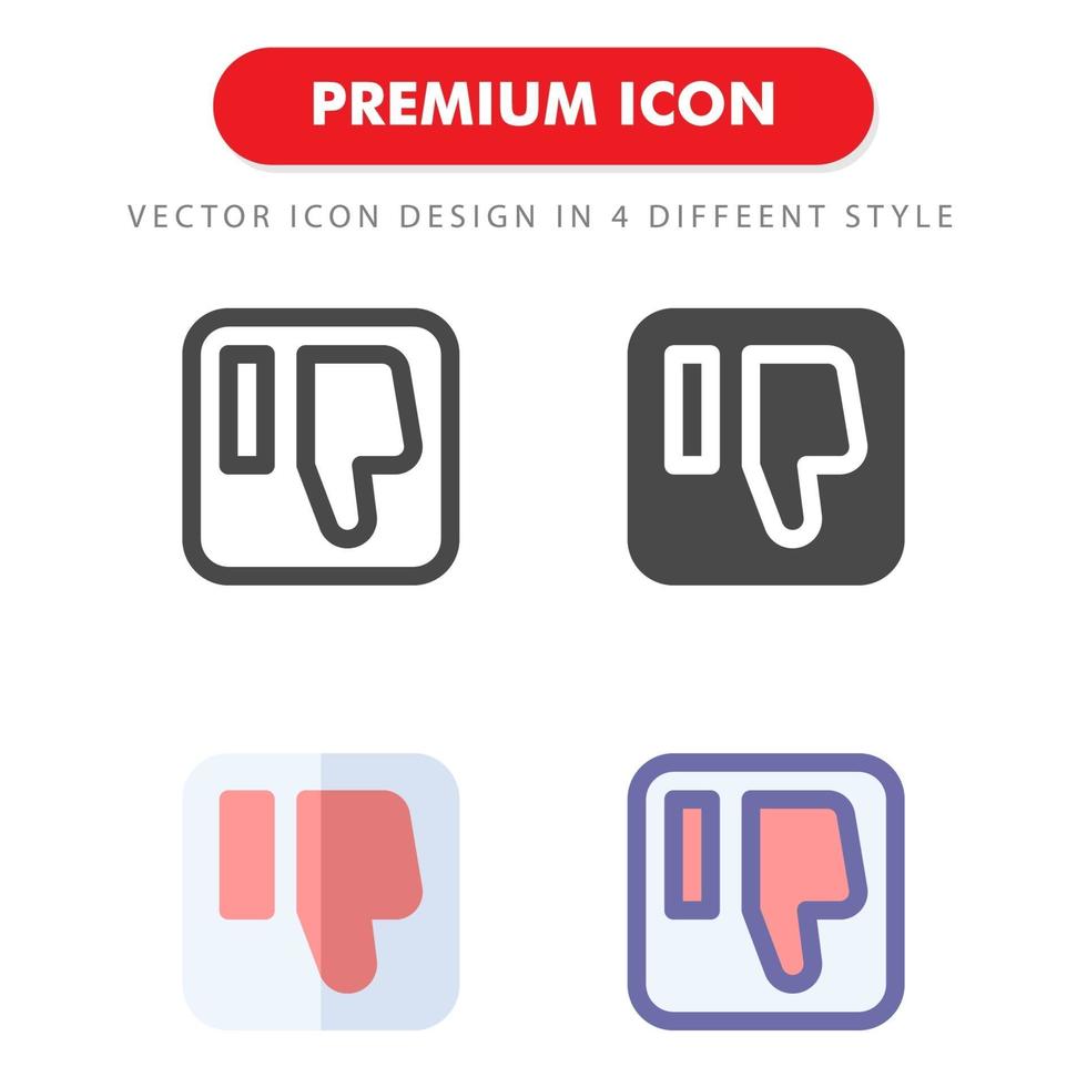 antipatia icon pack isolato su sfondo bianco. per il design del tuo sito web, logo, app, ui. illustrazione grafica vettoriale e tratto modificabile. eps 10.