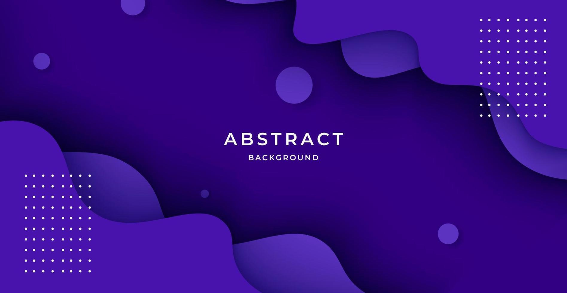 Multi colorato astratto viola ondulato papercut sovrapposizione strati geometrico sfondo. eps10 vettore