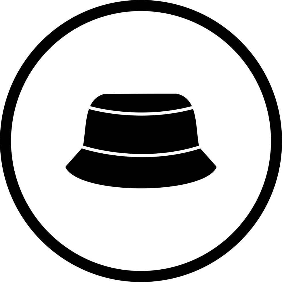 uomini cappello unico vettore icona