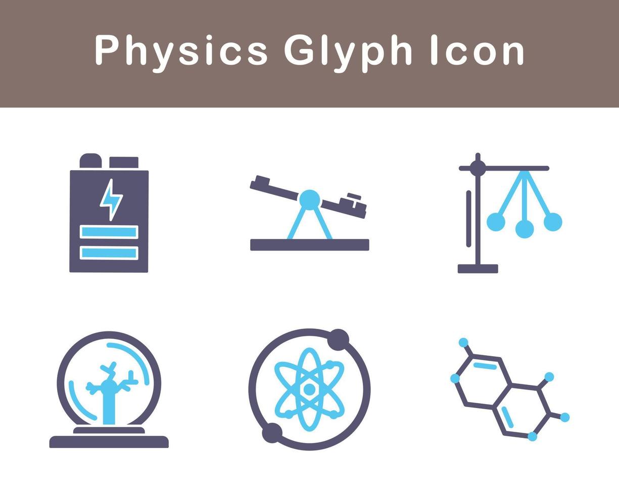 fisica vettore icona impostato