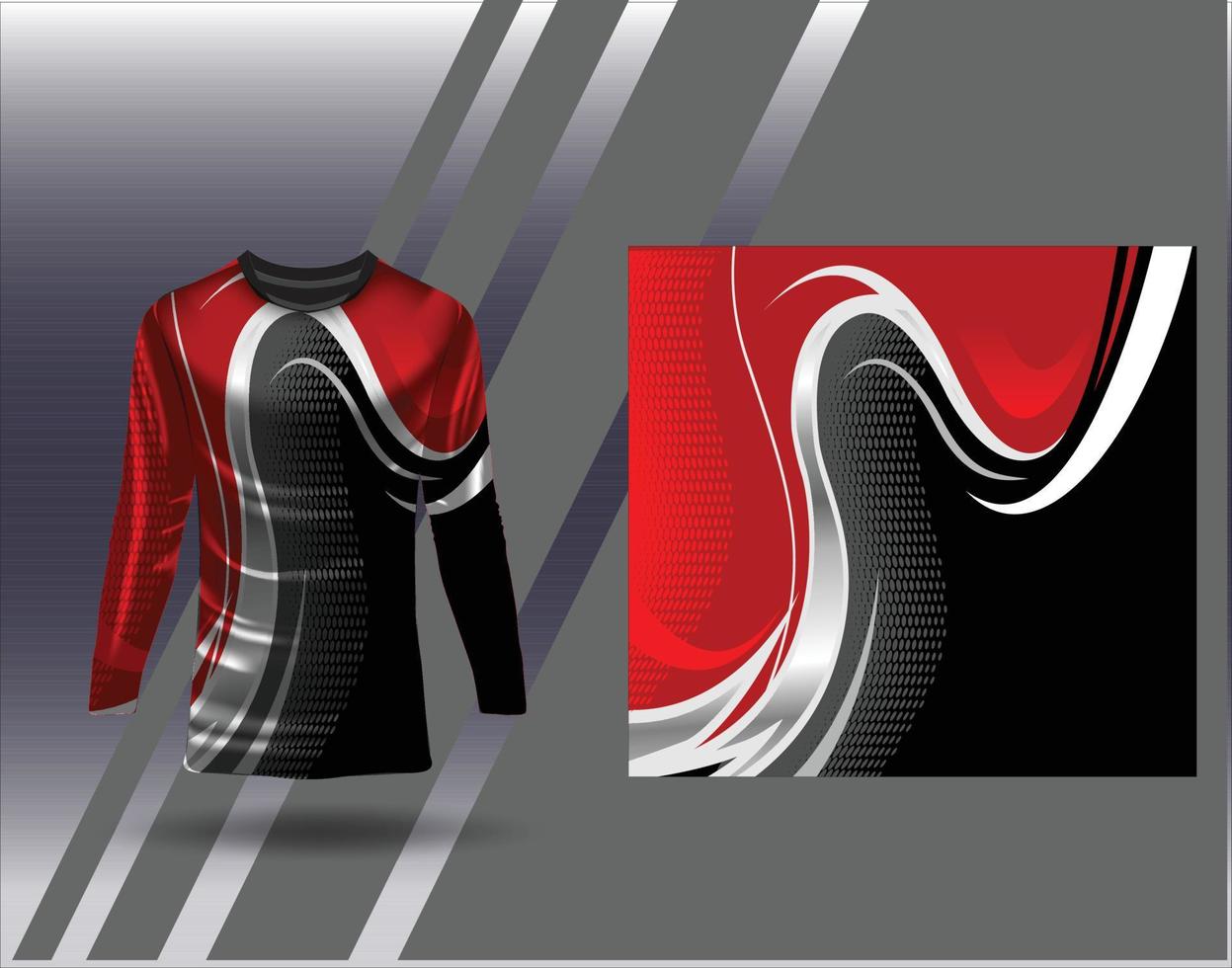 maglietta gli sport design per da corsa maglia Ciclismo calcio gioco vettore