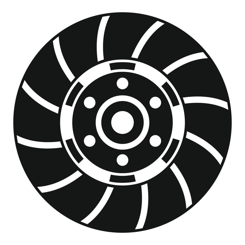 riparazione frizione icona semplice vettore. auto disco vettore