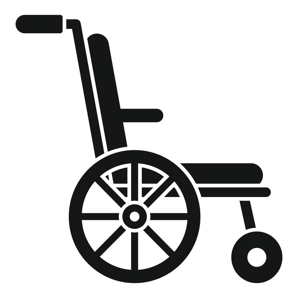 artrite sedia a rotelle icona semplice vettore. dolore comune vettore
