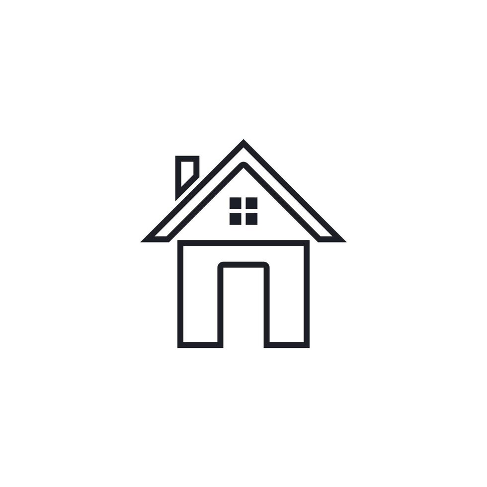 casa logo e simbolo icona disegno vettoriale