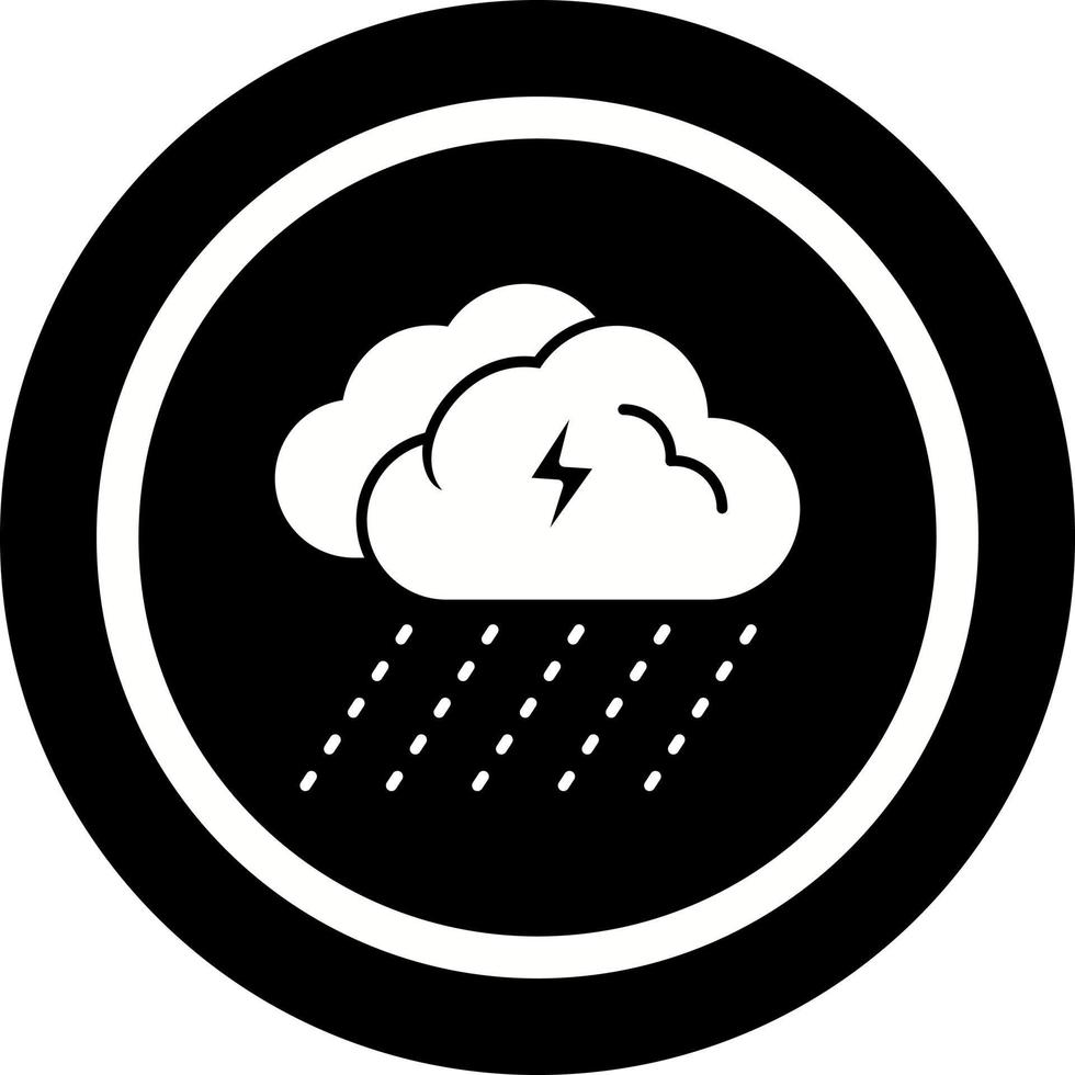 piovoso giorno vettore icona