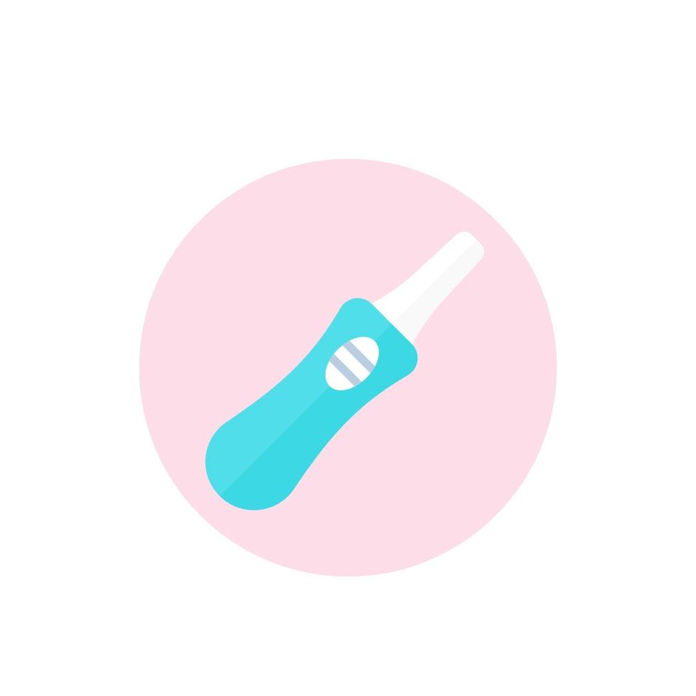icona del test di gravidanza vettore