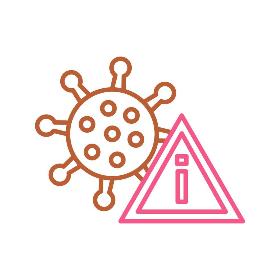 icona di vettore di coronavirus