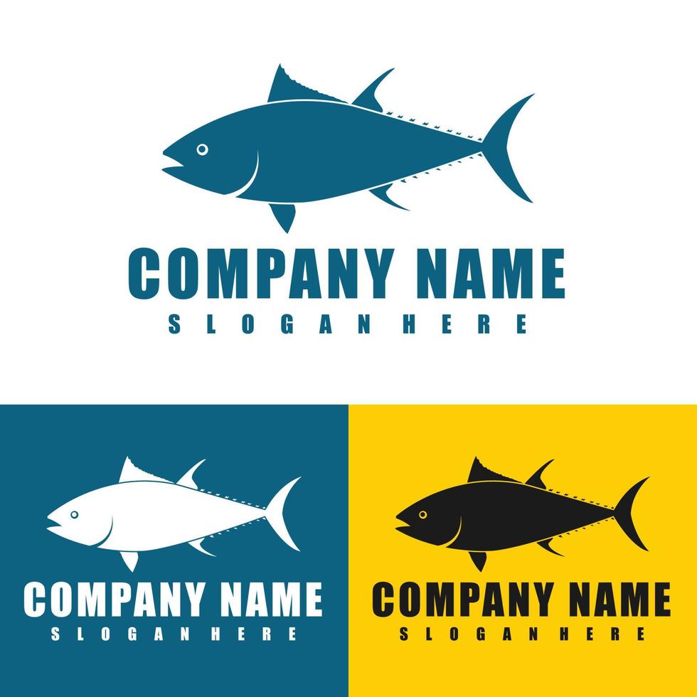 moderno, Vintage ▾ pesce logo design vettore