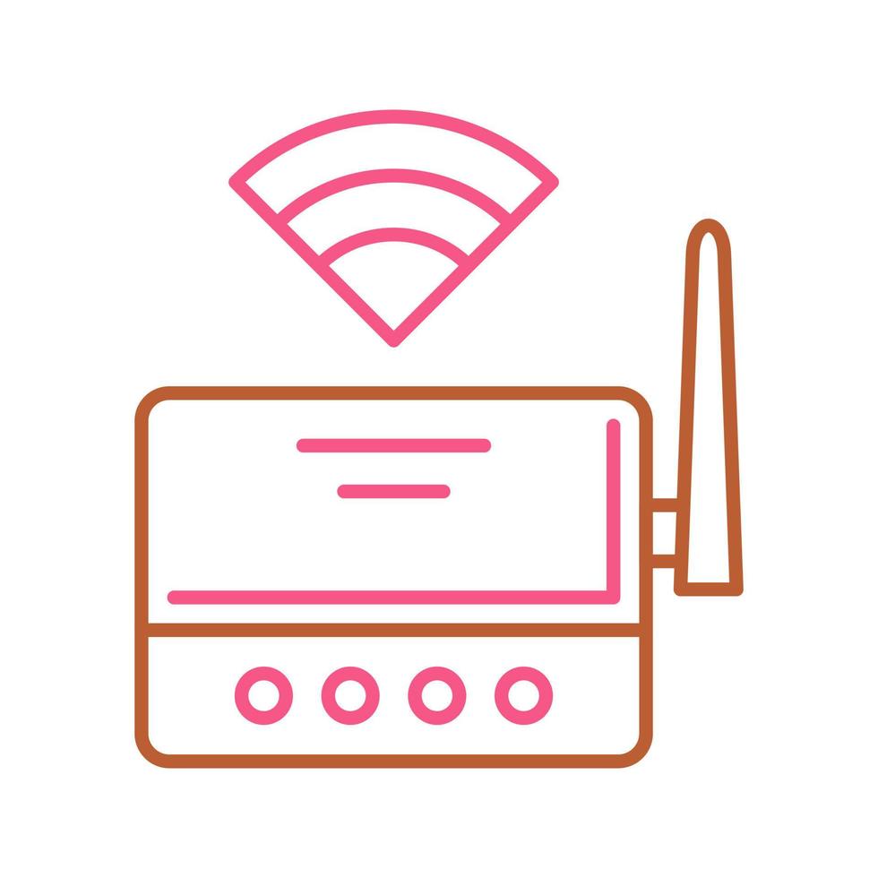 Wi-Fi router vettore icona