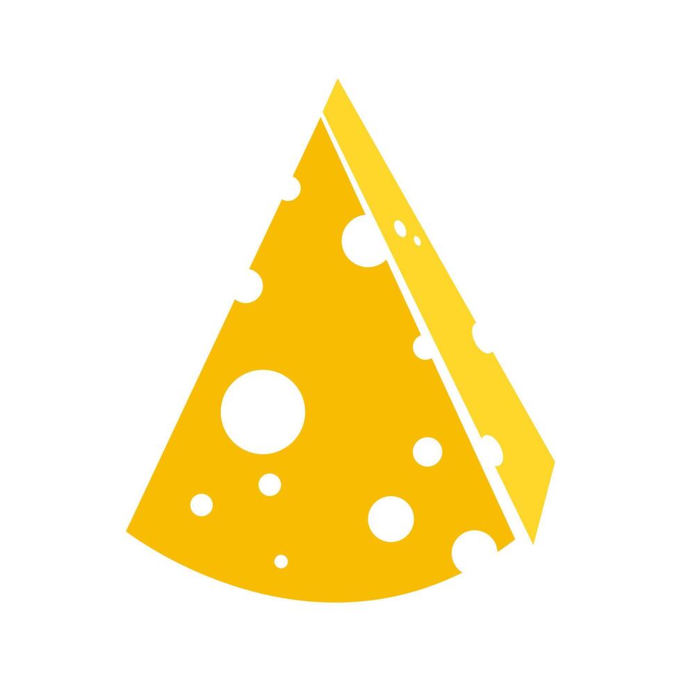 formaggio icona logo design vettore