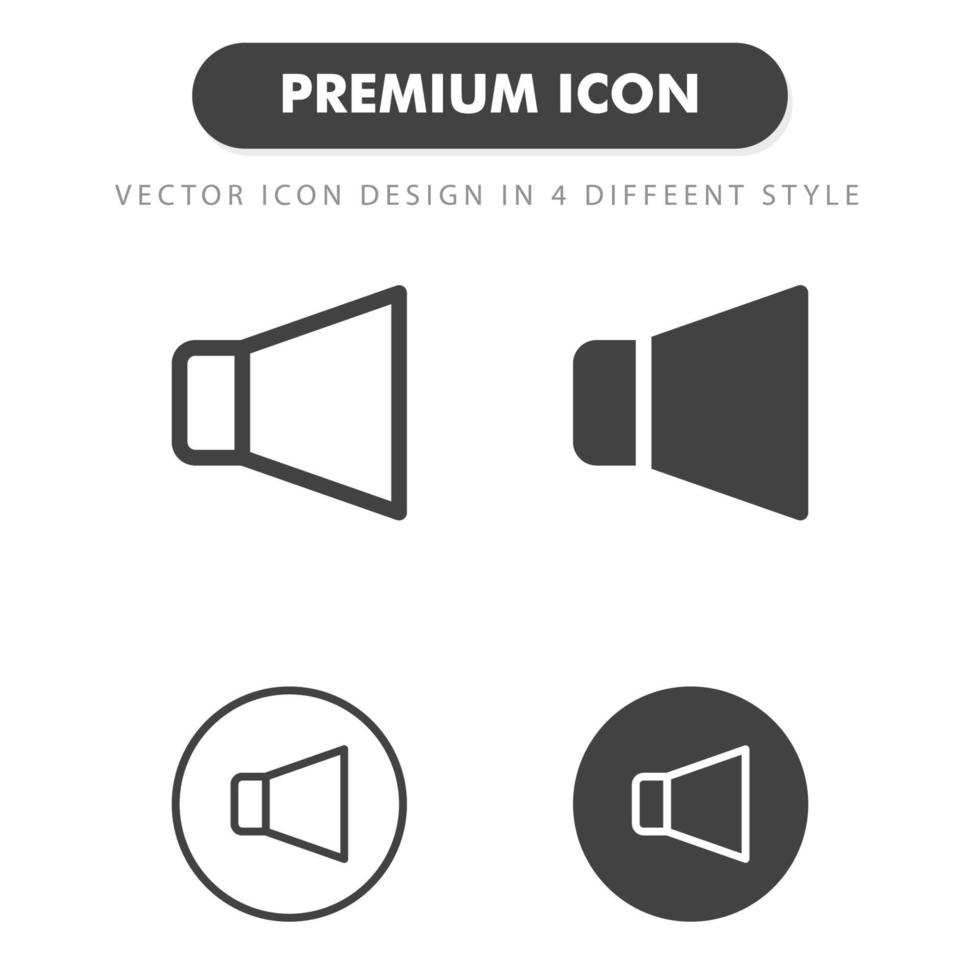 icona del suono isolato su sfondo bianco. per il design del tuo sito web, logo, app, ui. illustrazione grafica vettoriale e tratto modificabile. eps 10.