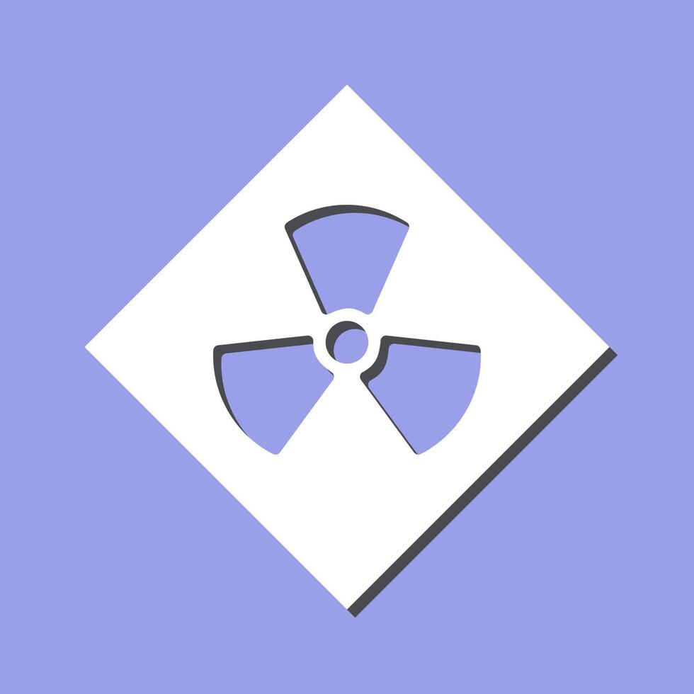 radiazione vettore icona