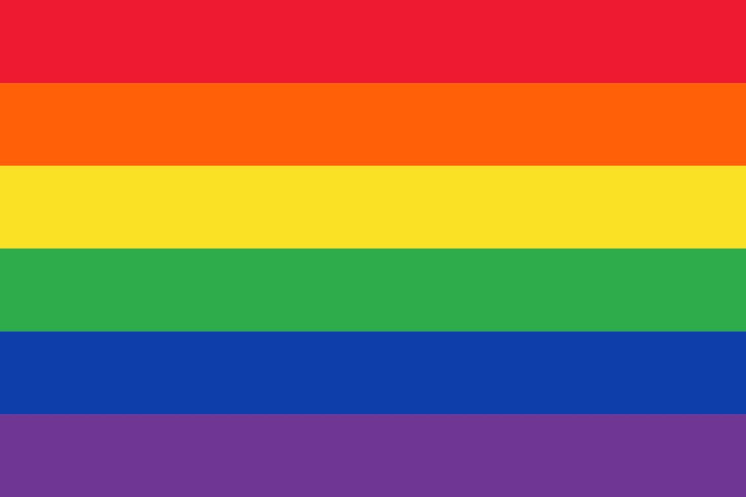 lgbt bandiera vettore illustrazione. arcobaleno orgoglio bandiera simbolo di il gay e lesbica movimento