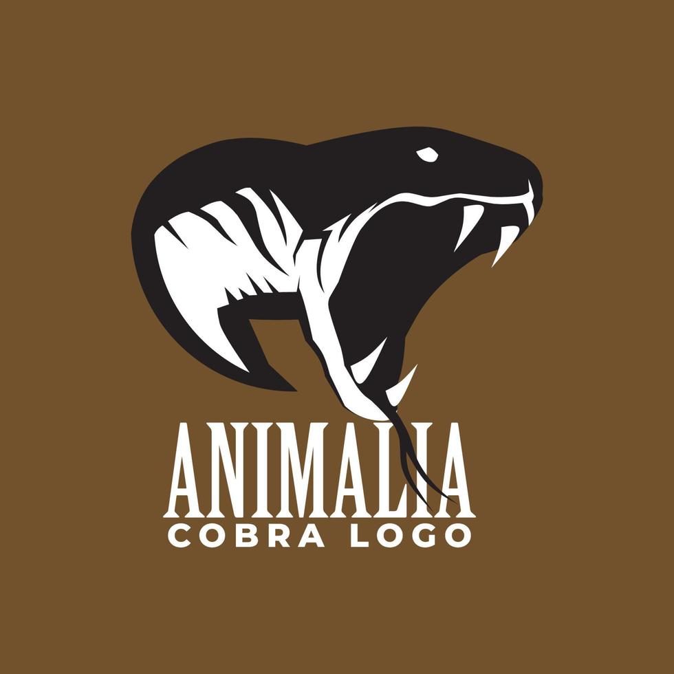 cobra testa disegno vettore illustrazione. adatto per club loghi, tatuaggi. logo concetto vettore illustrazione.