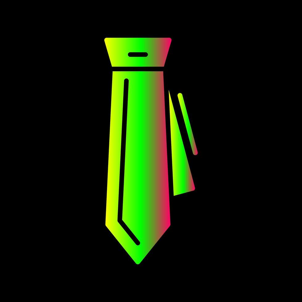 cravatta unico vettore icona