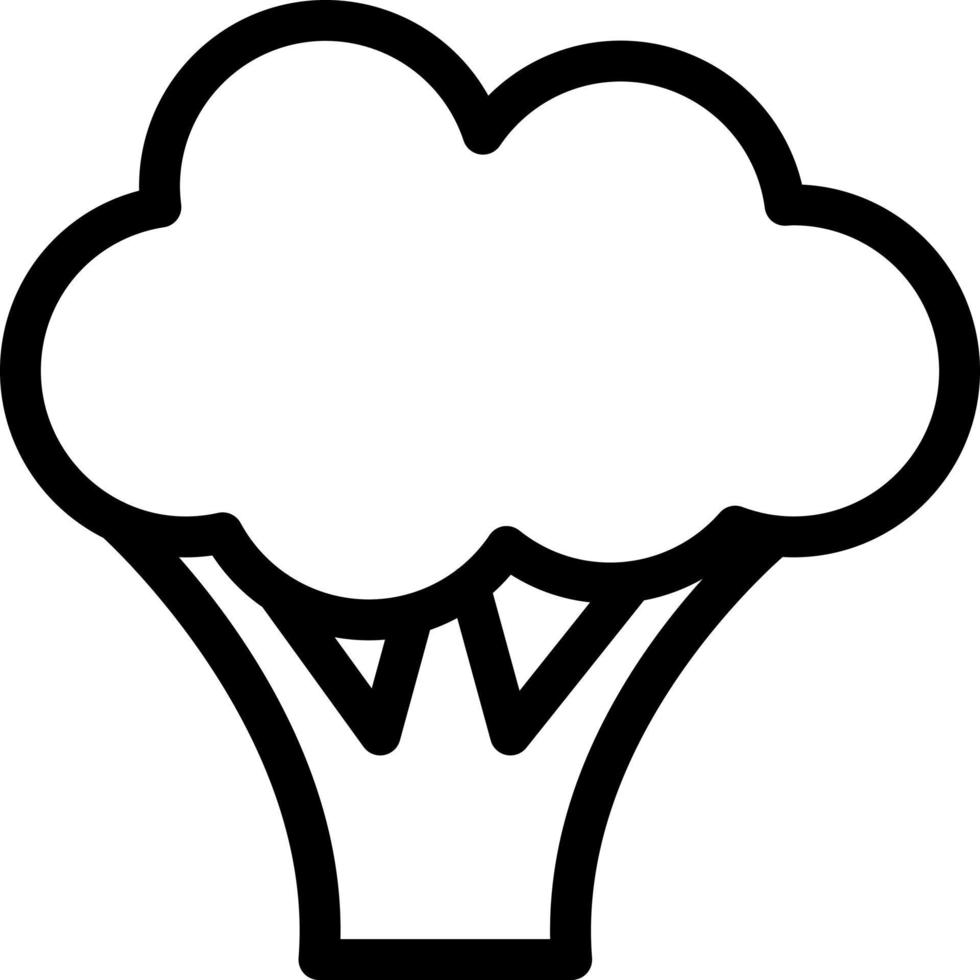 illustrazione vettoriale di broccoli su uno sfondo. simboli di qualità premium. icone vettoriali per il concetto e la progettazione grafica.