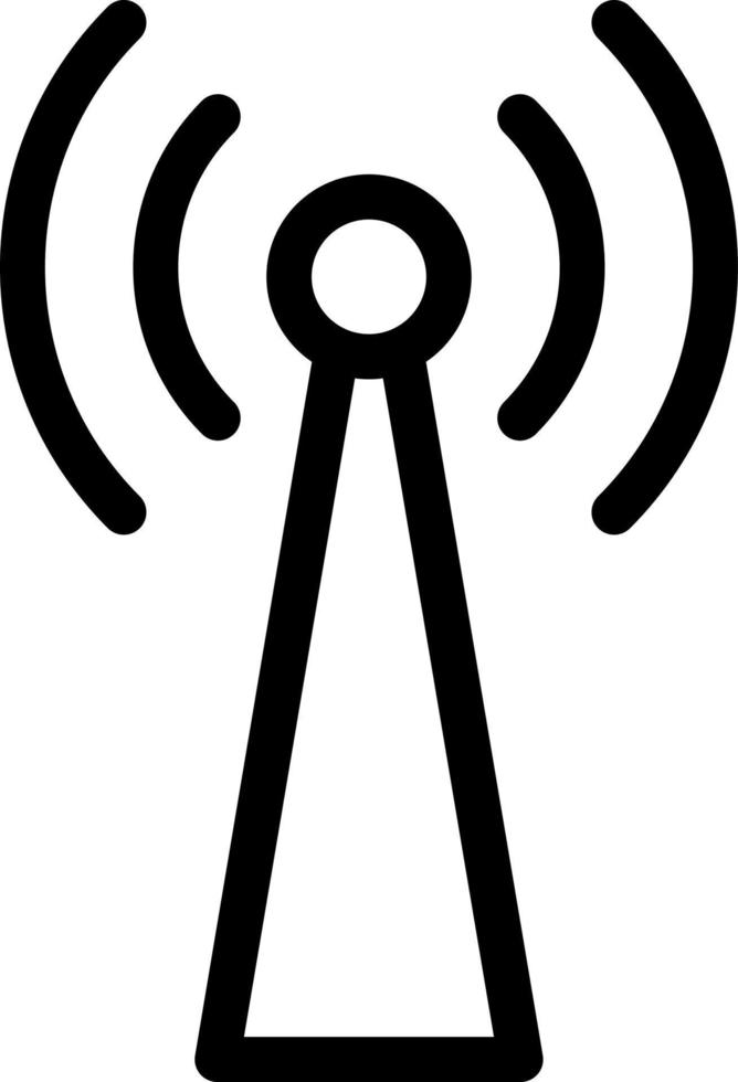 illustrazione vettoriale dell'antenna su uno sfondo. simboli di qualità premium. icone vettoriali per il concetto e la progettazione grafica.