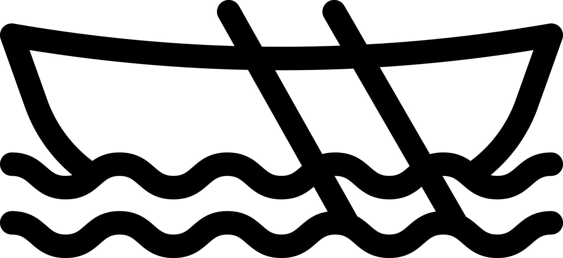 illustrazione vettoriale della barca su uno sfondo simboli di qualità premium. icone vettoriali per il concetto e la progettazione grafica.