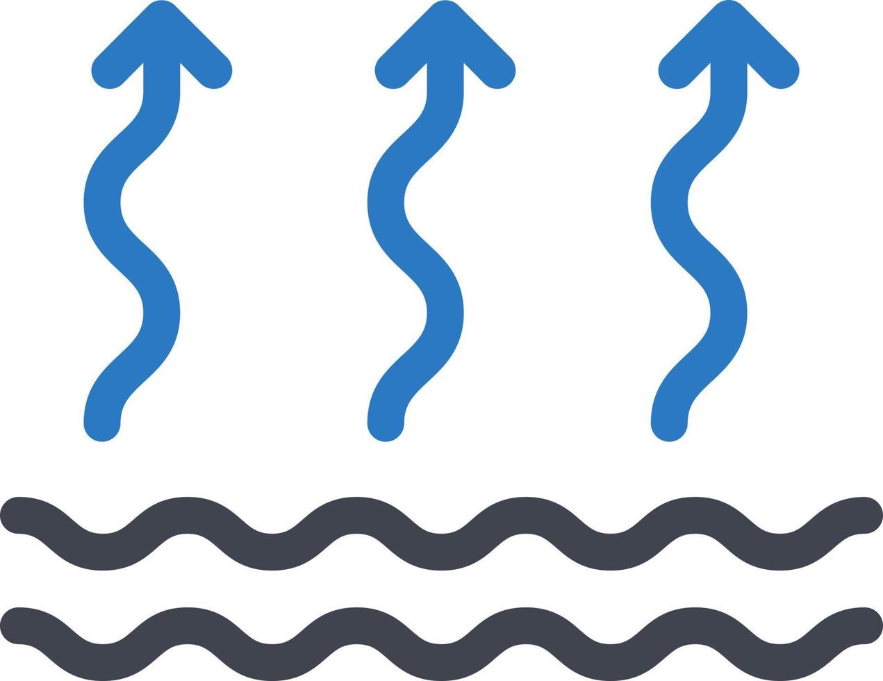acqua evaporazione vettore illustrazione su un' sfondo.premio qualità simboli.vettore icone per concetto e grafico design.