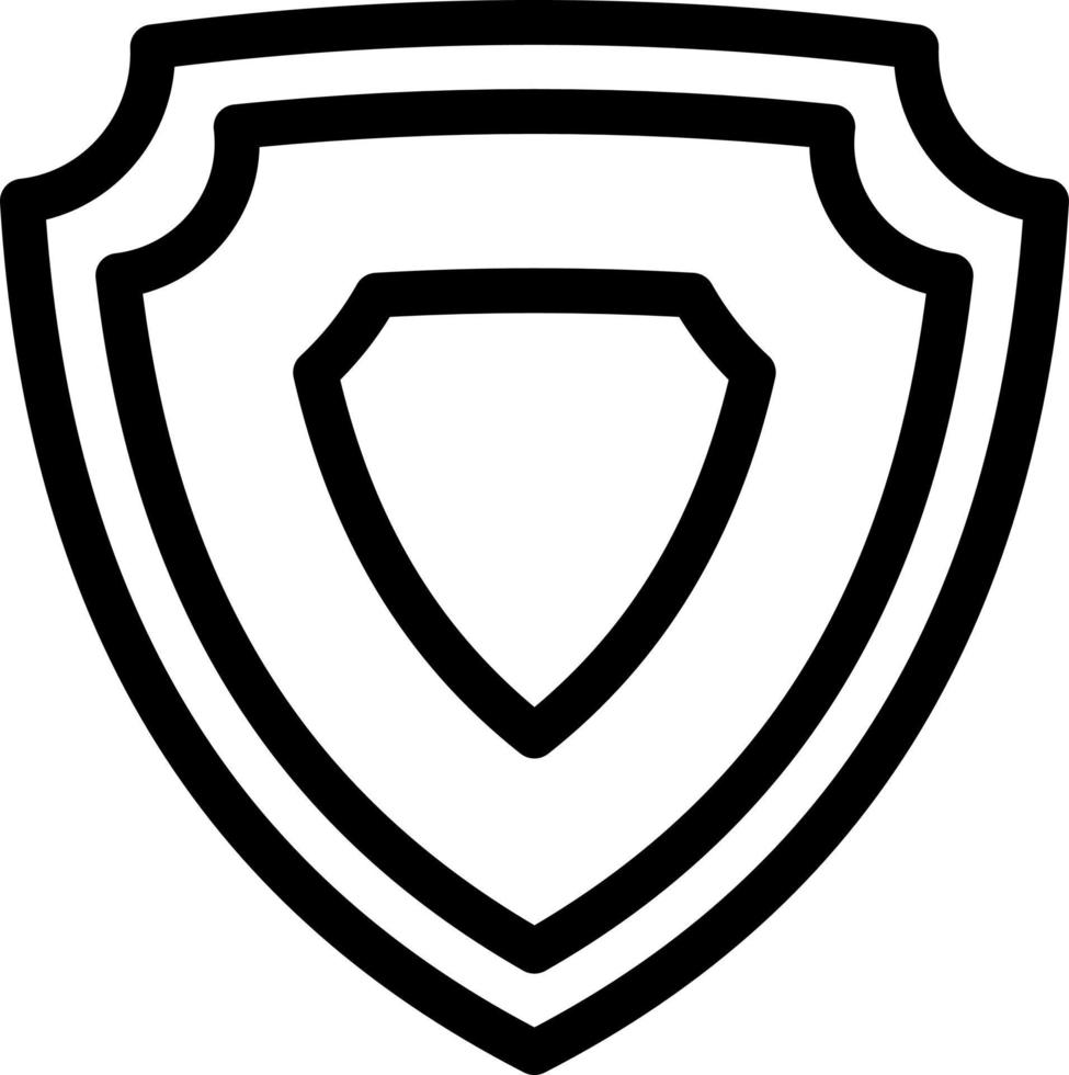 scudo illustrazione vettoriale su uno sfondo simboli di qualità premium. icone vettoriali per il concetto e la progettazione grafica.