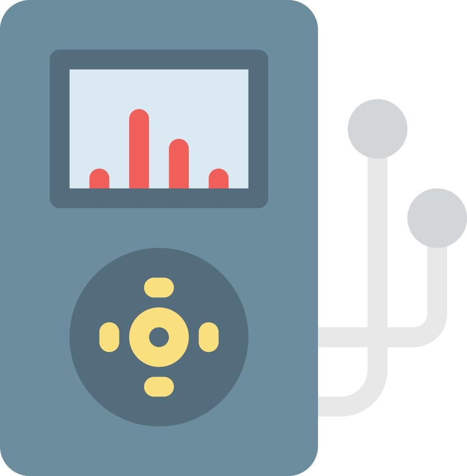 illustrazione vettoriale del lettore audio su uno sfondo simboli di qualità premium. icone vettoriali per il concetto e la progettazione grafica.