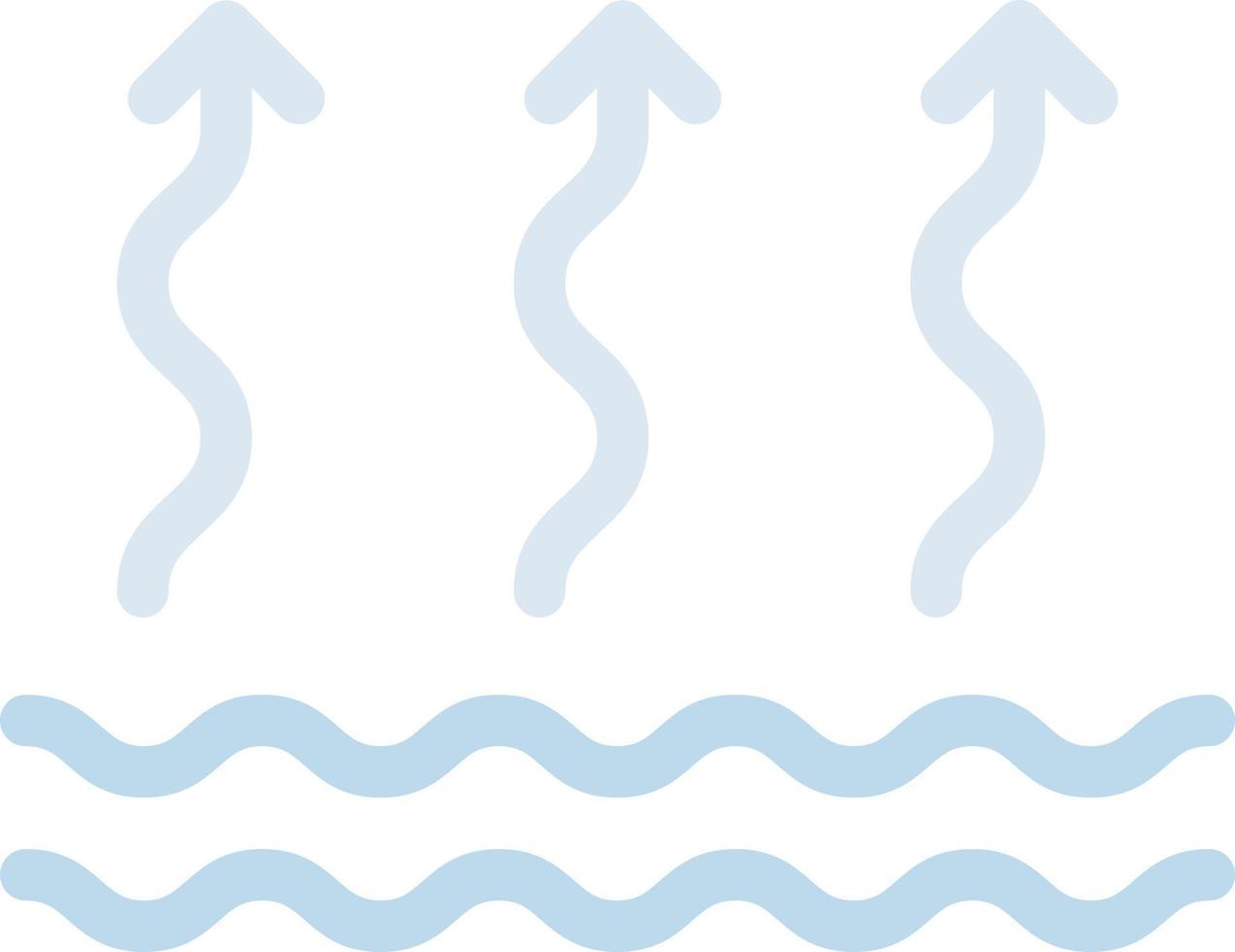 acqua evaporazione vettore illustrazione su un' sfondo.premio qualità simboli.vettore icone per concetto e grafico design.