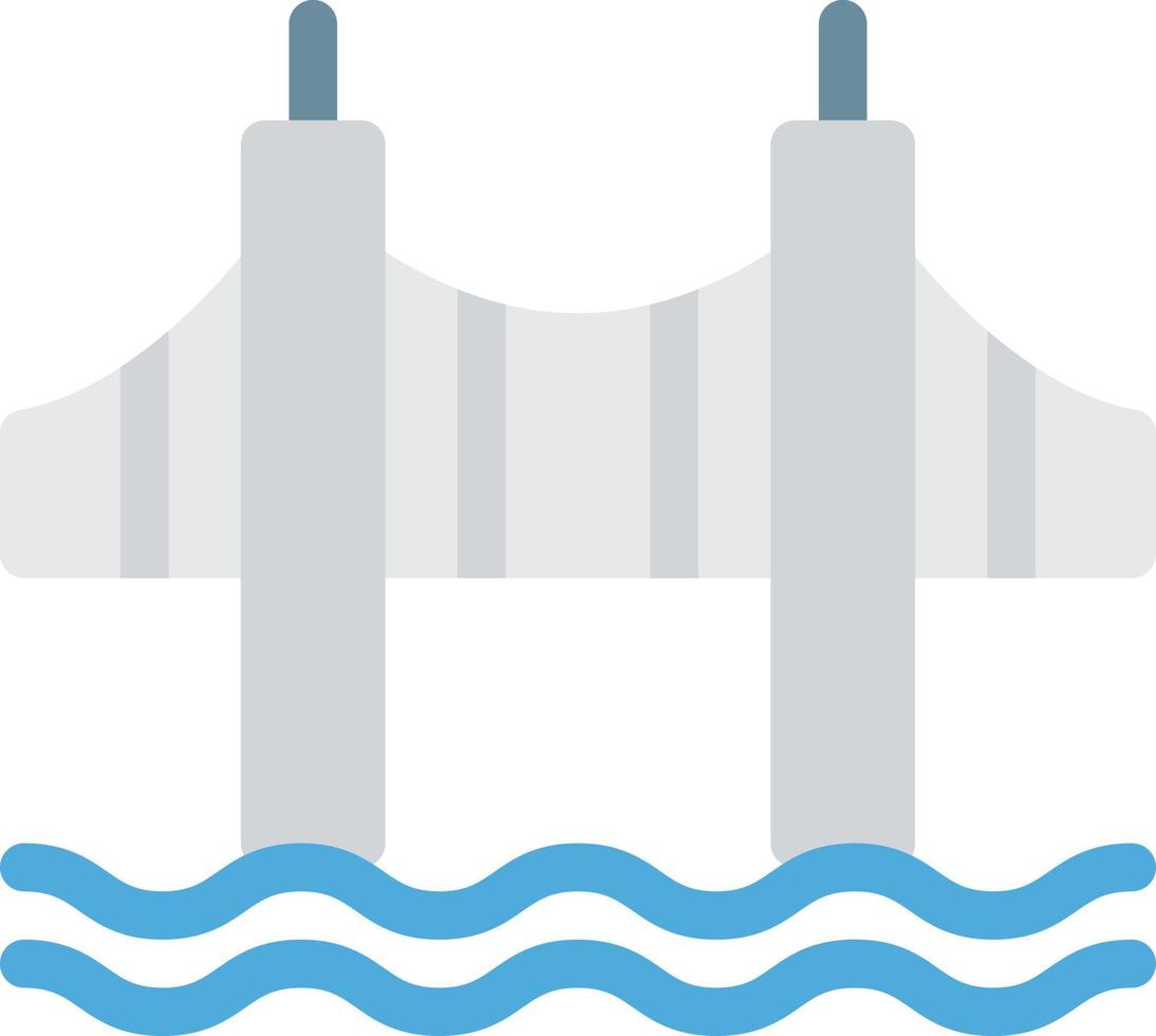 illustrazione vettoriale del ponte su uno sfondo. simboli di qualità premium. icone vettoriali per il concetto e la progettazione grafica.
