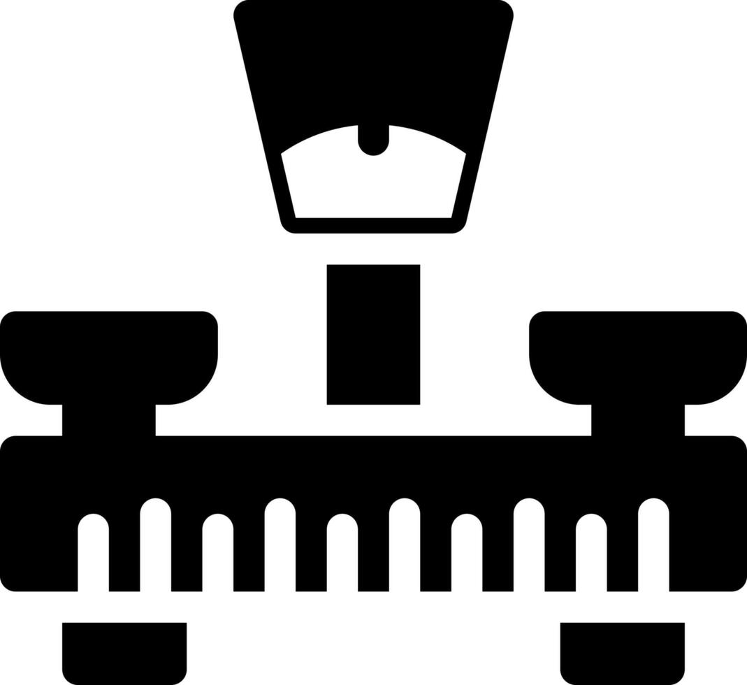 illustrazione vettoriale del peso su uno sfondo. simboli di qualità premium. icone vettoriali per il concetto e la progettazione grafica.