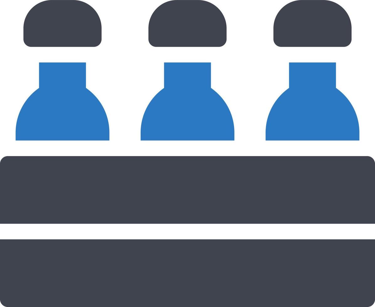 illustrazione vettoriale di bottiglie su uno sfondo. simboli di qualità premium. icone vettoriali per il concetto e la progettazione grafica.