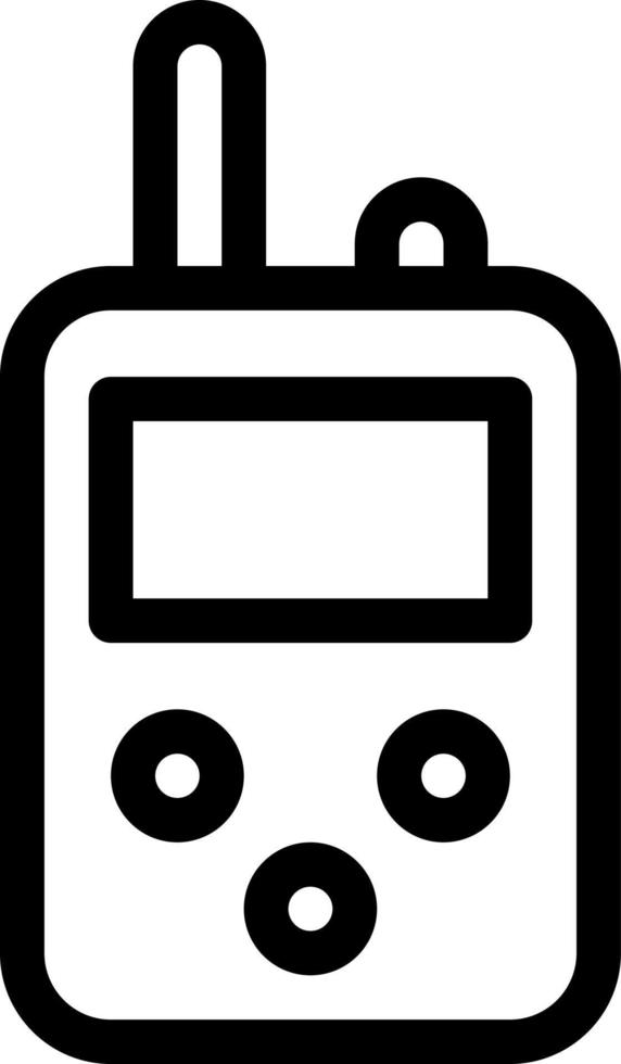 illustrazione vettoriale walkie su uno sfondo. simboli di qualità premium. icone vettoriali per il concetto e la progettazione grafica.