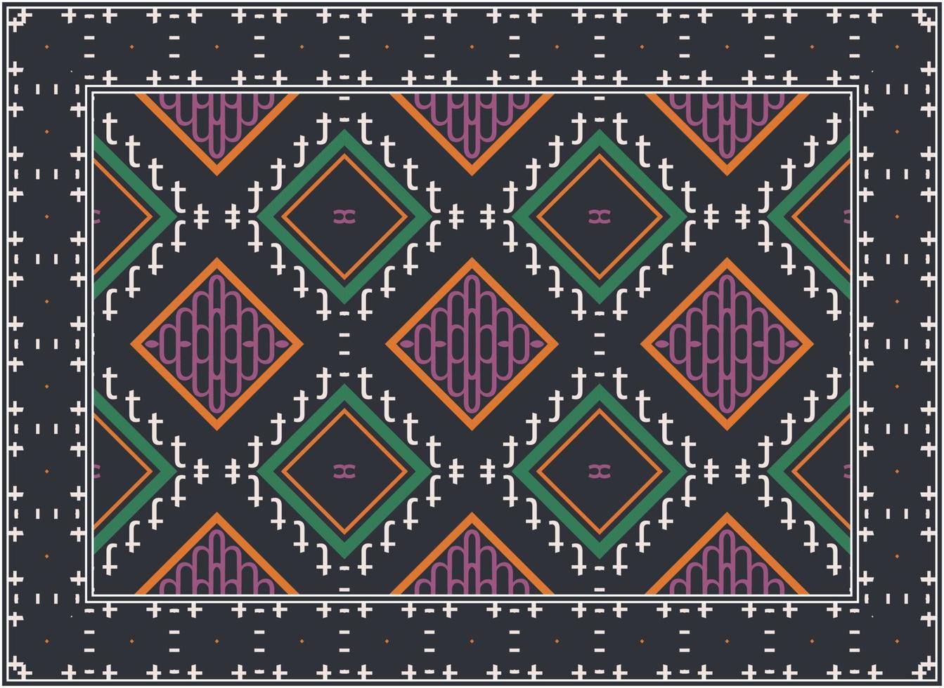 moderno decorazione con orientale tappeti, africano motivo scandinavo persiano tappeto moderno africano etnico azteco stile design per Stampa tessuto tappeti, asciugamani, fazzoletti, sciarpe tappeto, vettore