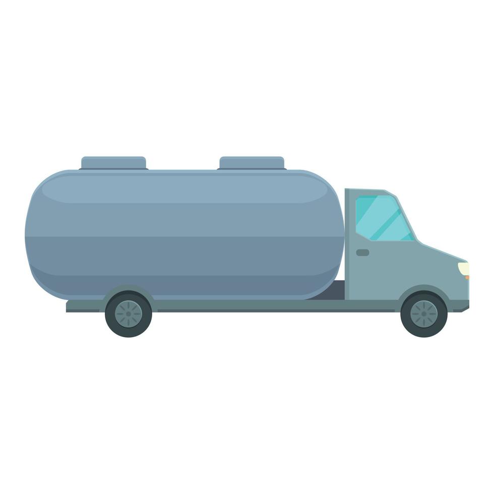 acqua serbatoio camion icona cartone animato vettore. consegna servizio vettore