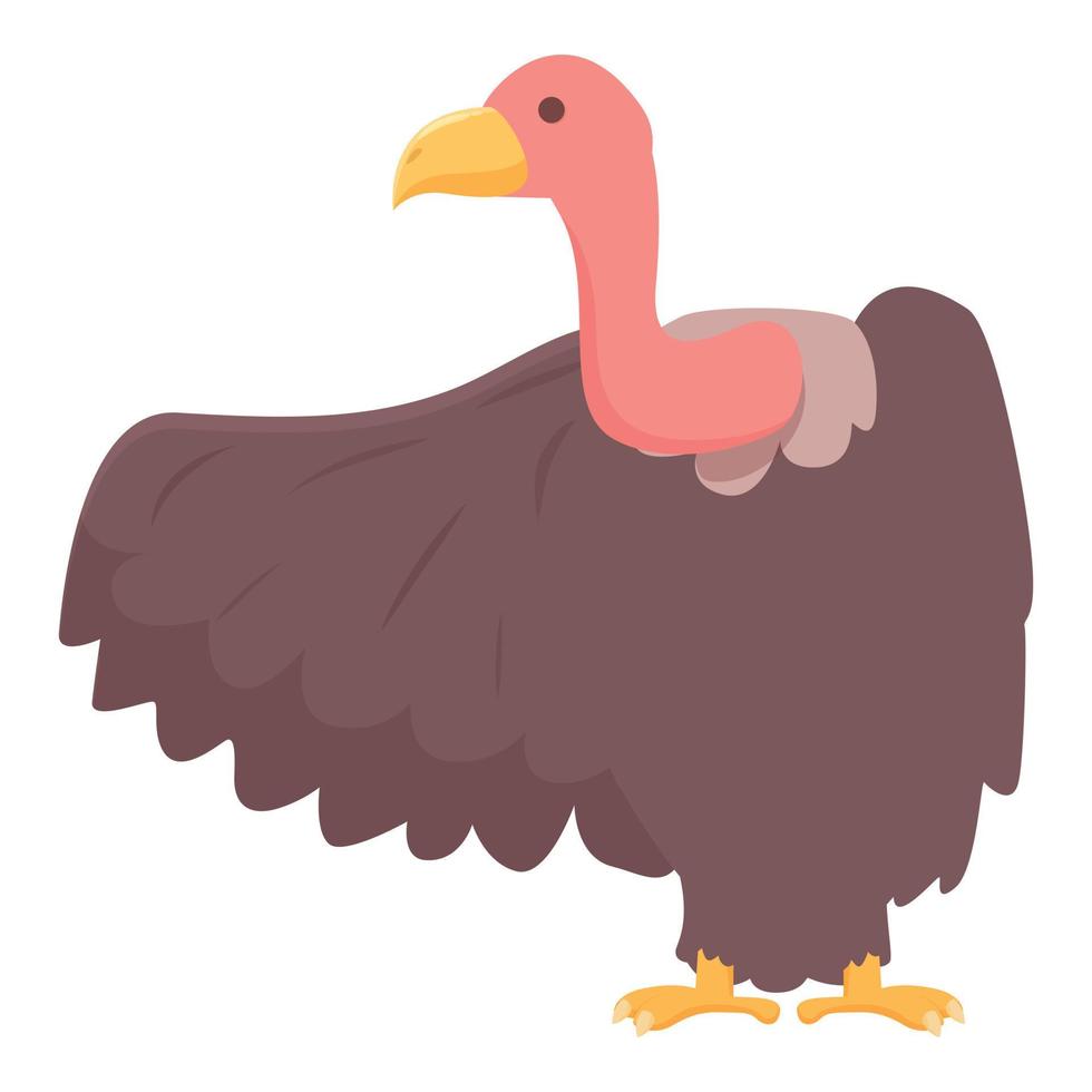 zingari avvoltoio icona cartone animato vettore. natura uccello vettore