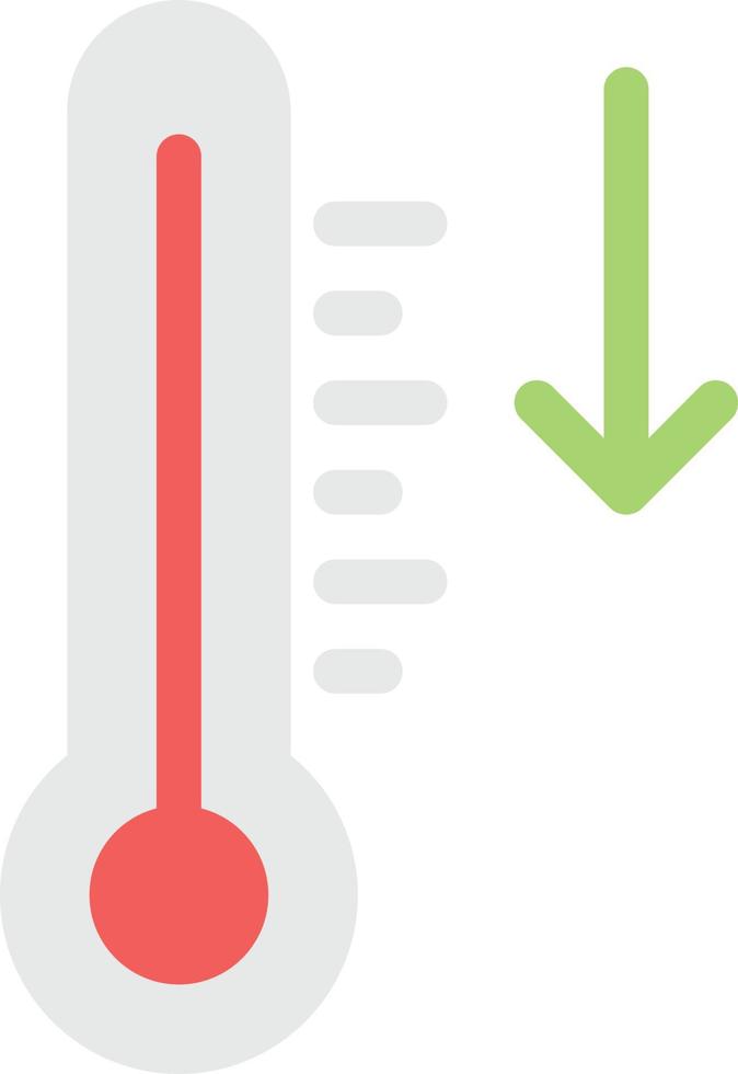 illustrazione vettoriale della temperatura su uno sfondo. simboli di qualità premium. icone vettoriali per il concetto e la progettazione grafica.