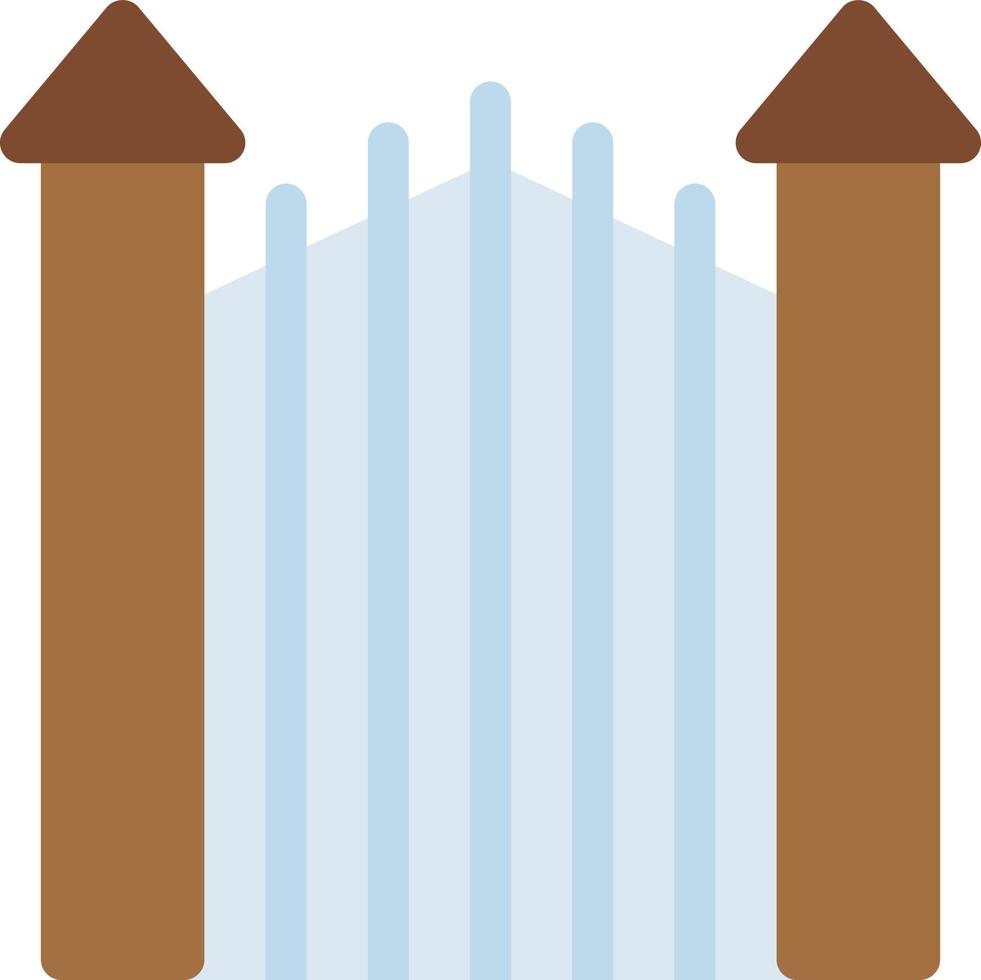 illustrazione vettoriale di recinzione su uno sfondo. simboli di qualità premium. icone vettoriali per il concetto e la progettazione grafica.