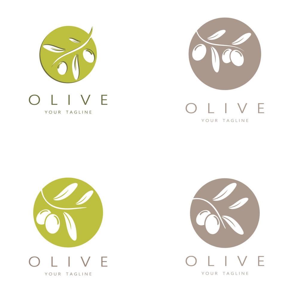 foglia pianta logo e naturale oliva frutta .a base di erbe,oliva olio, cosmetici o bellezza, affari, cosmetologia, agricoltura, ecologia concetto, spa, salute, yoga centro, vettore