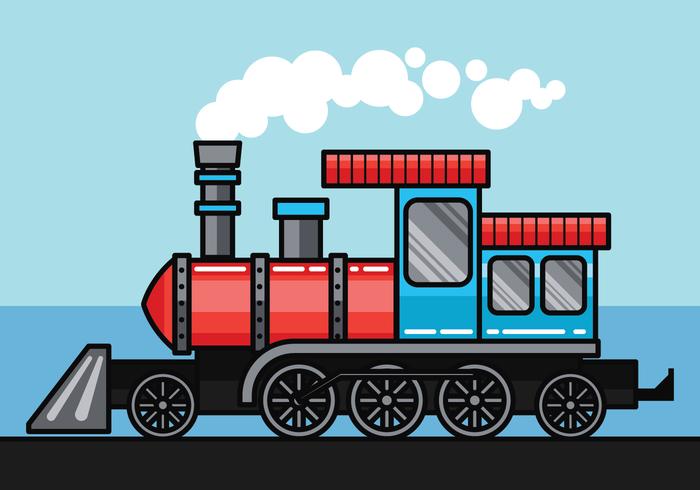 Illustrazione vettoriale locomotiva