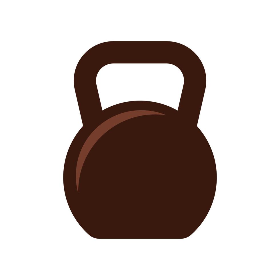 kettlebell vettore illustrazione. isolato su un' bianca sfondo.