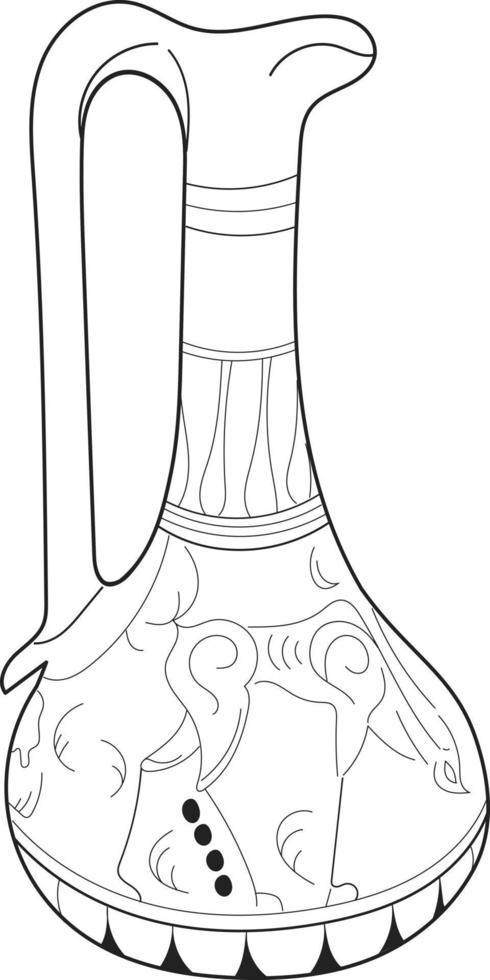 greco classico antico vaso illustrazione vettore