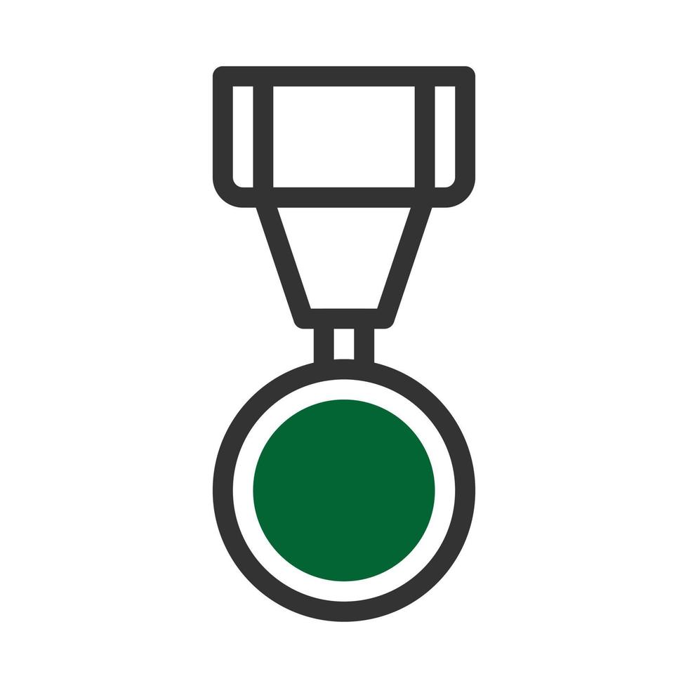 distintivo icona duotone grigio verde stile militare illustrazione vettore esercito elemento e simbolo Perfetto.
