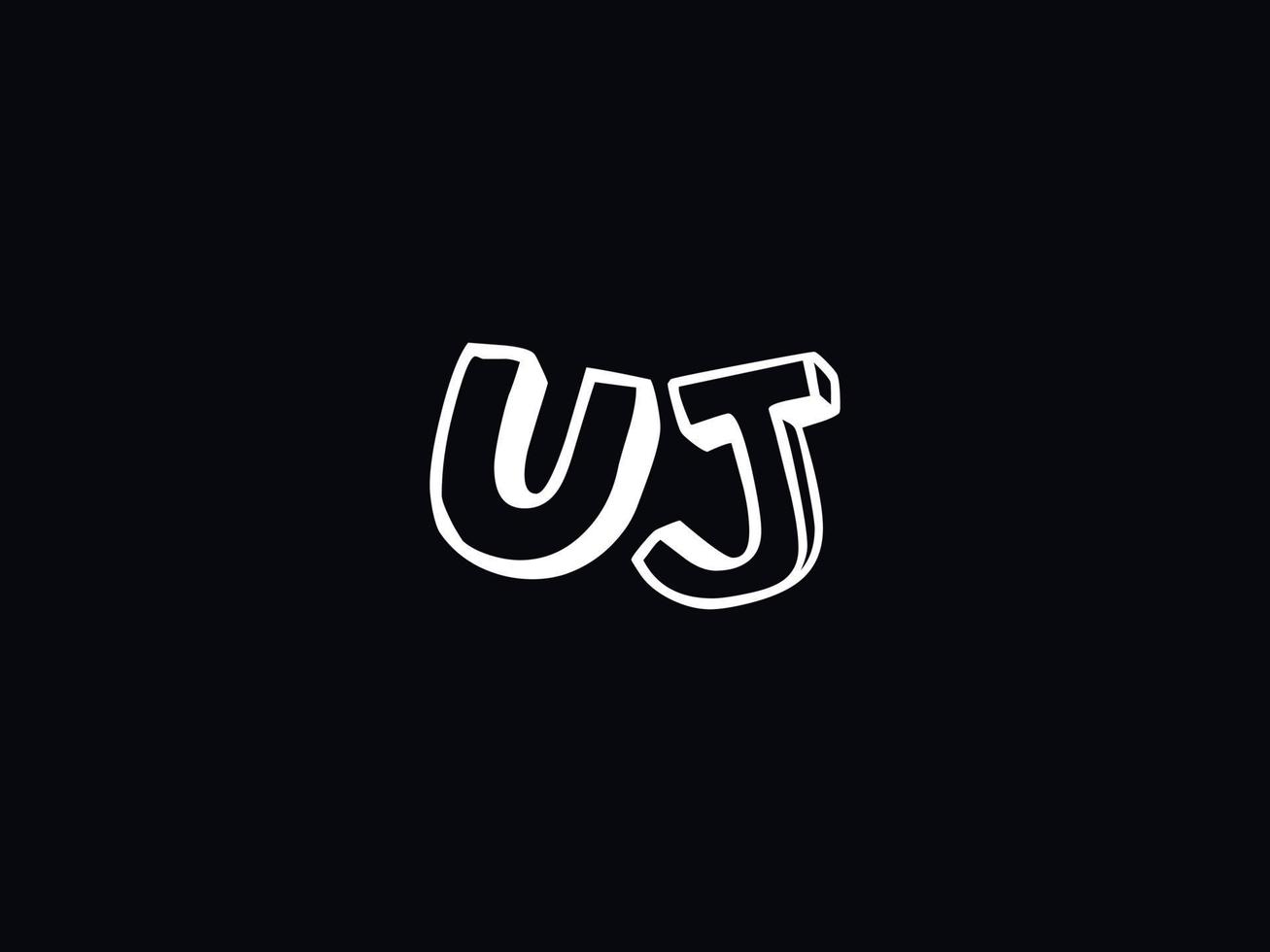 creativo uj logo icona, elegante uj lettera logo Immagine design vettore