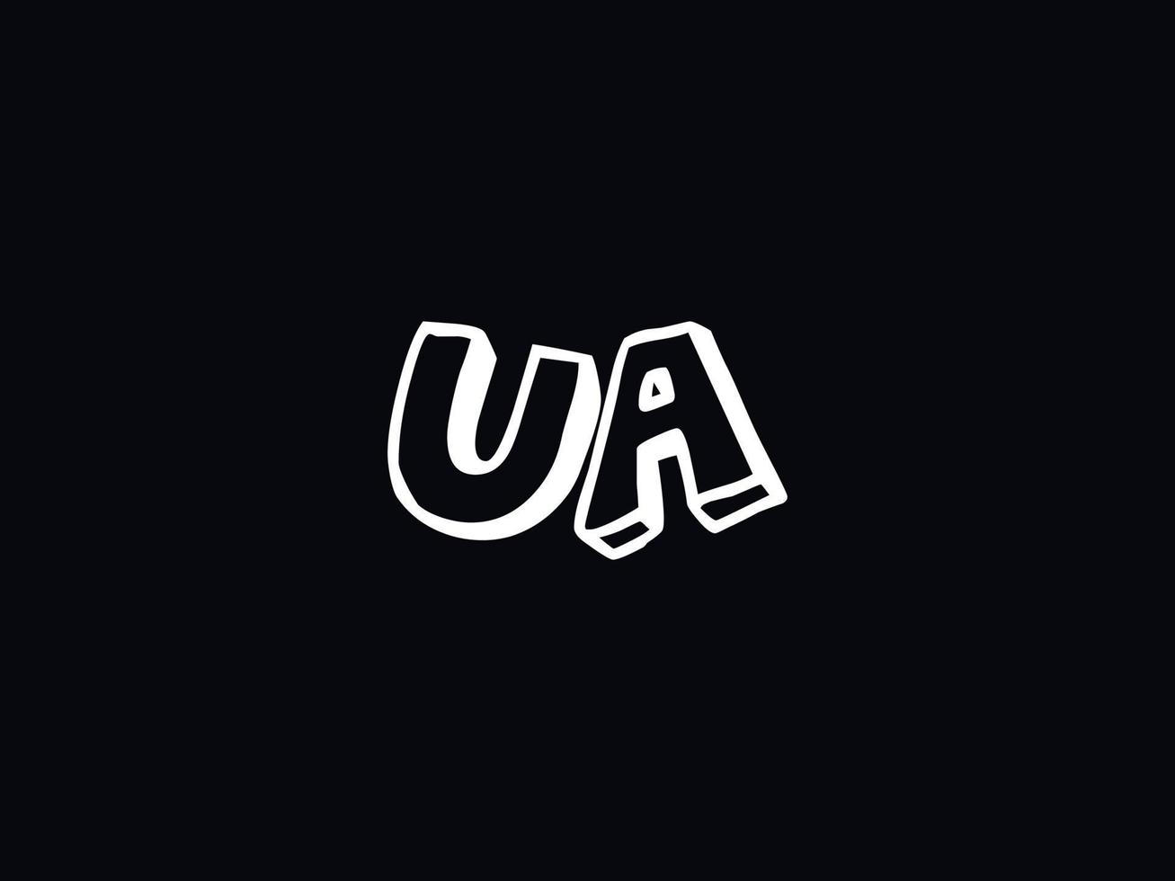 creativo ua logo icona, elegante ua lettera logo Immagine design vettore