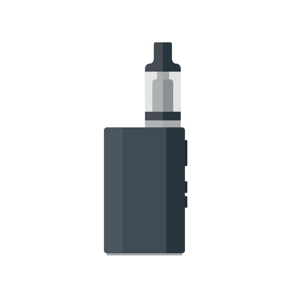 sigaretta elettronica isolato. elettronico sigaretta per svapare. simulando tabacco fumare. vettore
