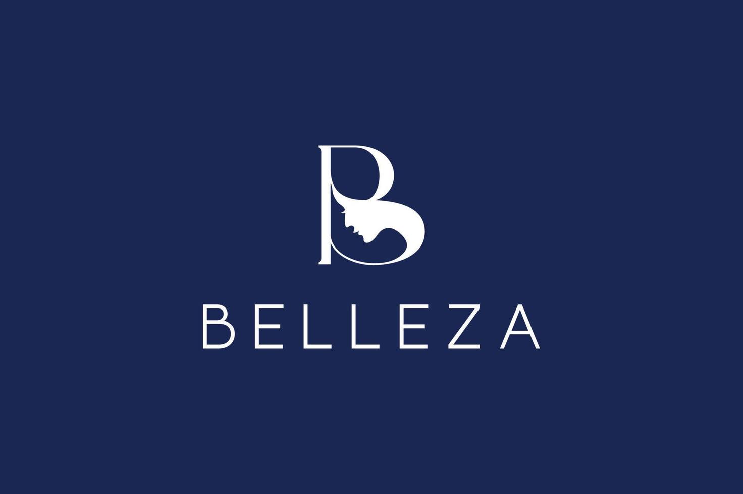 moda e bellezza logo design idea, quest'ultimo B e bellezza estetica vettore