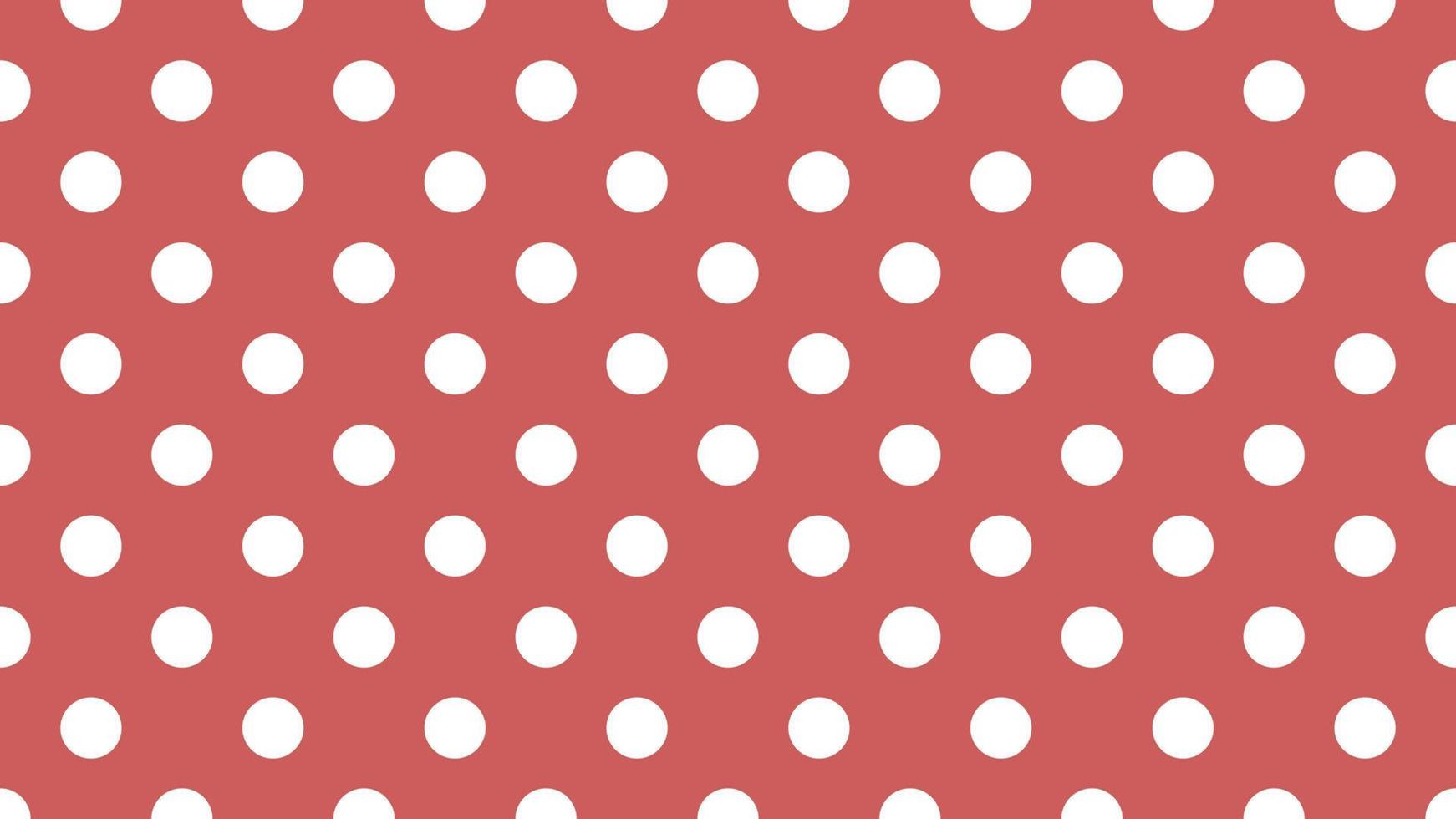 bianca colore polka puntini al di sopra di indiano rosso sfondo vettore