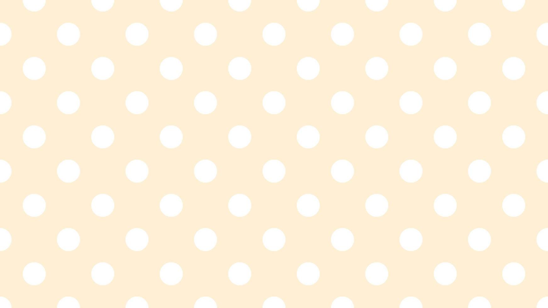 bianca colore polka puntini al di sopra di papaia frusta giallo sfondo vettore