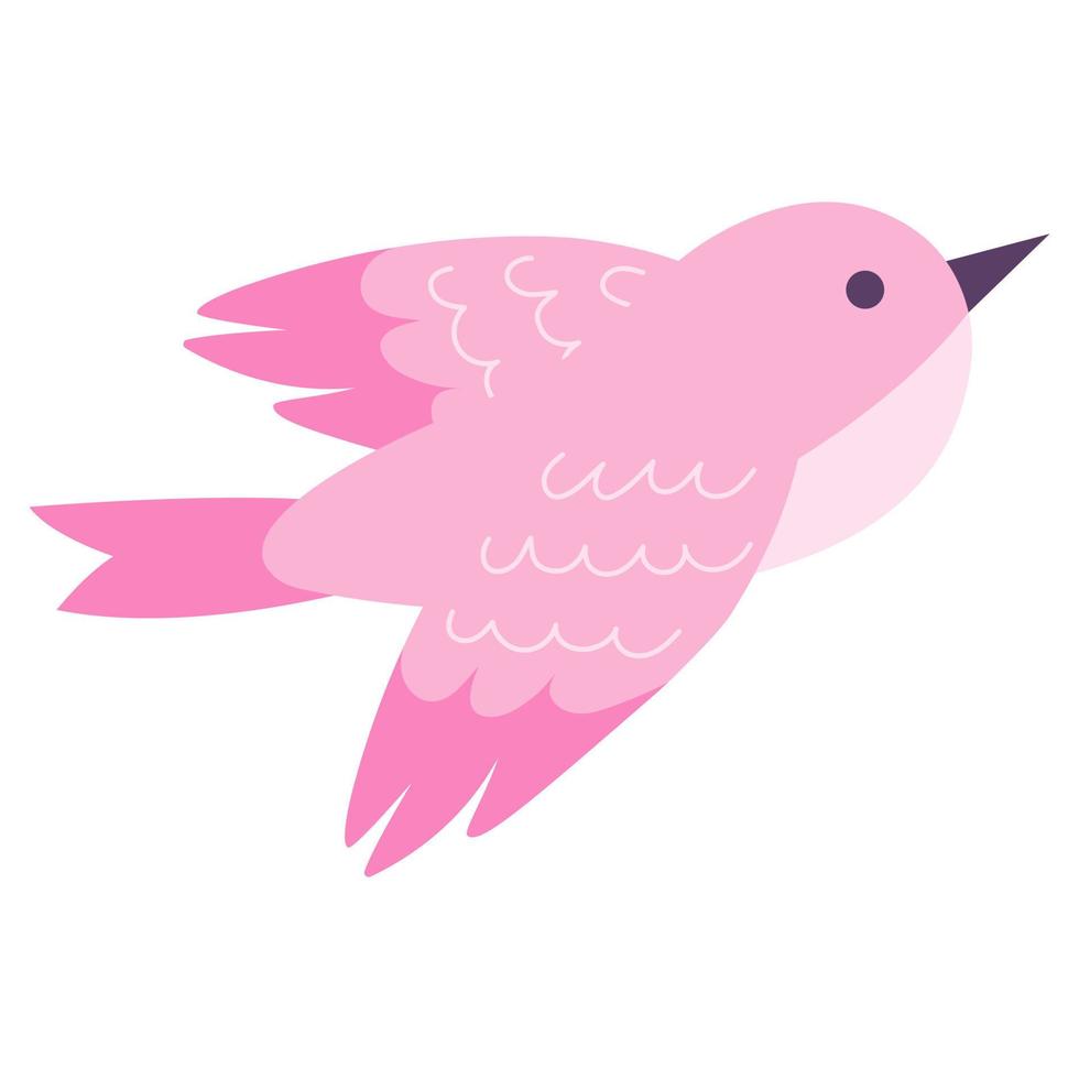 un' colorato primavera uccello. vettore illustrazione.